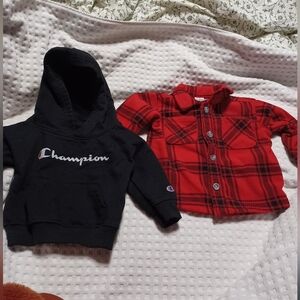 Champion Black Hoodie for Kids